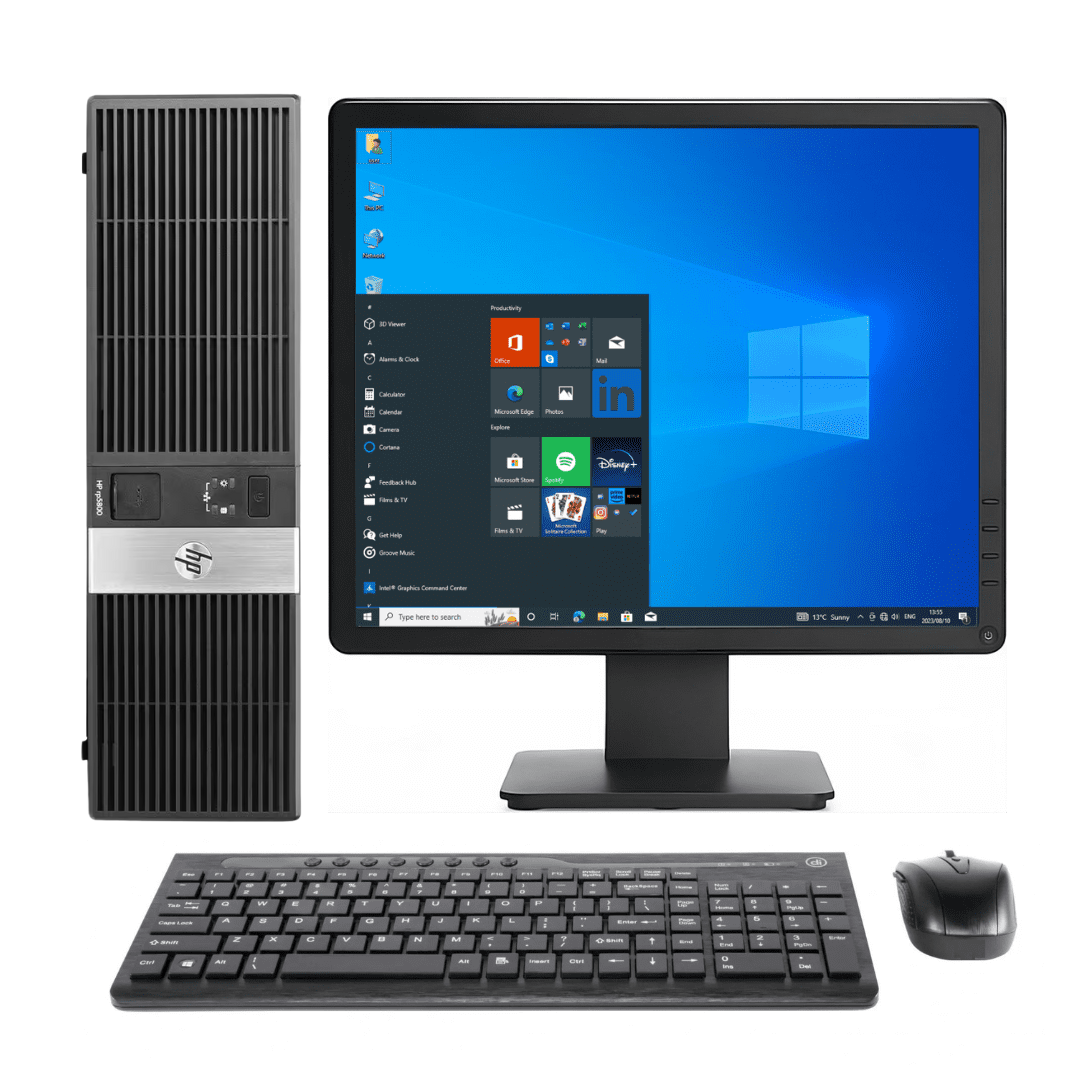 Affordable POS Kit – Refurbished HP RP5810 Terminal, Non-Touch 17″ Screen, Thermal Receipt Printer, Cash Drawer & Scanner+Free POS Software - Image 2