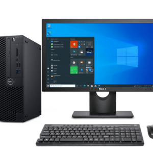 Dell OptiPlex 3070 MFF Bundle – Intel Core i5, 8GB DDR4, 256GB NVMe, Windows 11 Pro, 19″ LED Monitor, USB Keyboard & Mouse