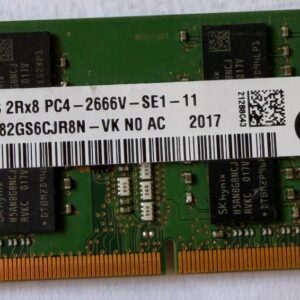 SK hynix 16GB PC4-2666-SE1-11 module is a DDR4 SO-DIMM laptop memory stick-Refurbished
